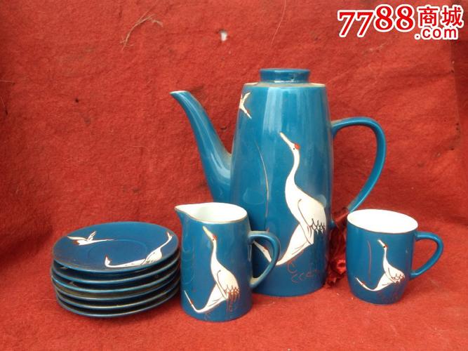 瓷器-中国博山茶壶一套