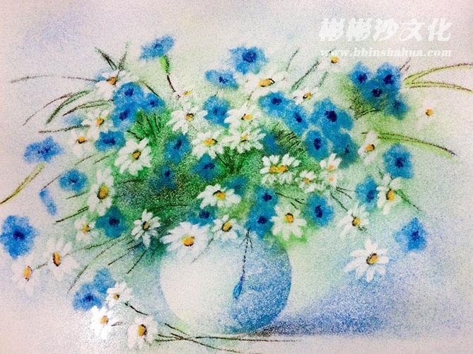 固彩沙画【鲜花】