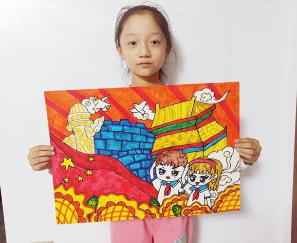 对祖国美好未来的憧憬与祝福,为建党100周年献礼,为建国72周年庆生