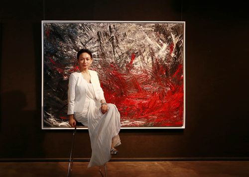 杨素珊个人作品展在北京芳草地画廊举行
