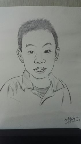 给小朋友的肖像画