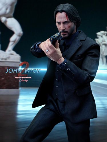 《疾速特攻2》约翰威克1:6比例珍藏人偶实物图