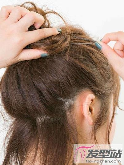 短发适合扎什么发型日系慵懒丸子头简单又好看