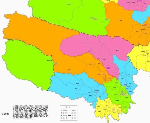 青海省各地级行政区分乡镇政区图