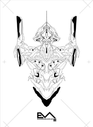 模玩控:力天使,初号机,杰刚线稿插画,大家喜欢哪张?