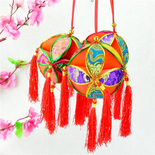 广西壮族10公分民族手工绣球 刘三姐绣球旅游纪念品 工艺品批发