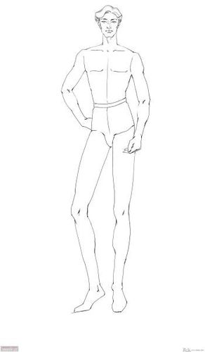 男模身材比例图 (第1页)