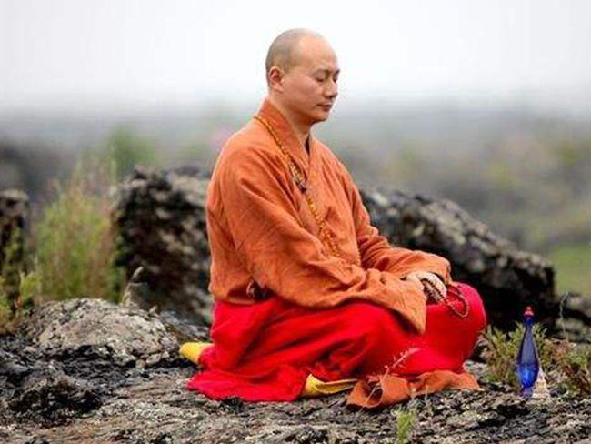 和尚打坐身后传来婴儿哭声转身发现却是一只梅花鹿