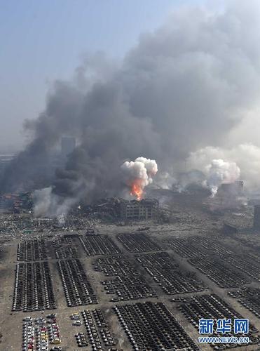 天津大爆炸救援现场