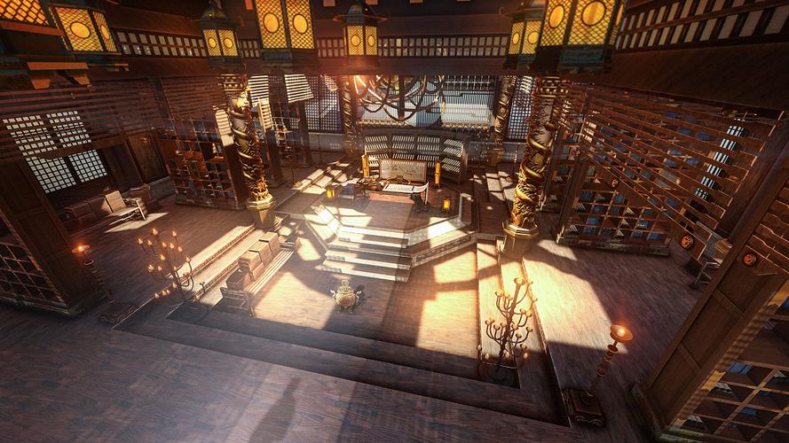 影视场景设计-藏书阁