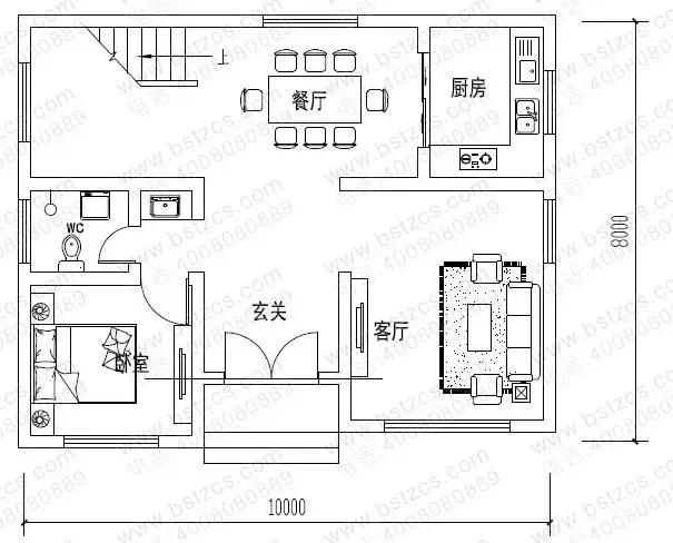6款进深8米的农村别墅设计图纸,真正的经济又实用!