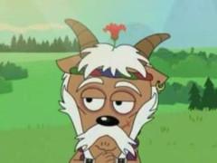 慢羊羊:我头上长草,刀羊:我头上开花,他:我头上呢?