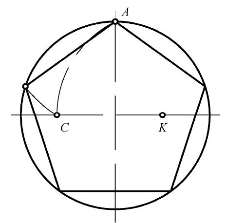 2.3 五等分圆周及正五边形 - 机械识图与制图完全一