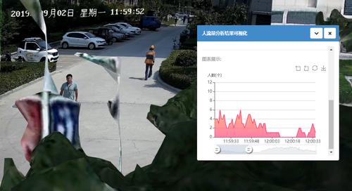 人流量分析效果图