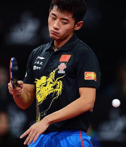 赛场上的张继科永远是最帅的,等待藏獒归来