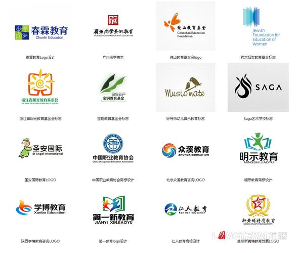 成都教育行业logo设计公司|学校教育培训机构品牌vi商标标志形象设计