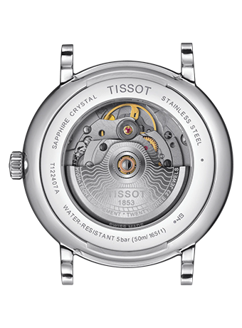 tissot 天梭卡森臻我系列钢带80机芯机械男表黄晓明同款