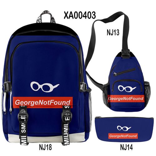 georgenotfound,badboyhalo确诊新冠 2021georgenotfound系列 3d背包套装 厂家一件代发
