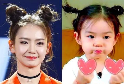 很多人都说戚薇的女孩简直就是个小戚薇,古灵精怪,很有个性,还经常跟