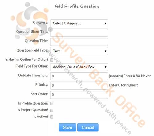 customized questions