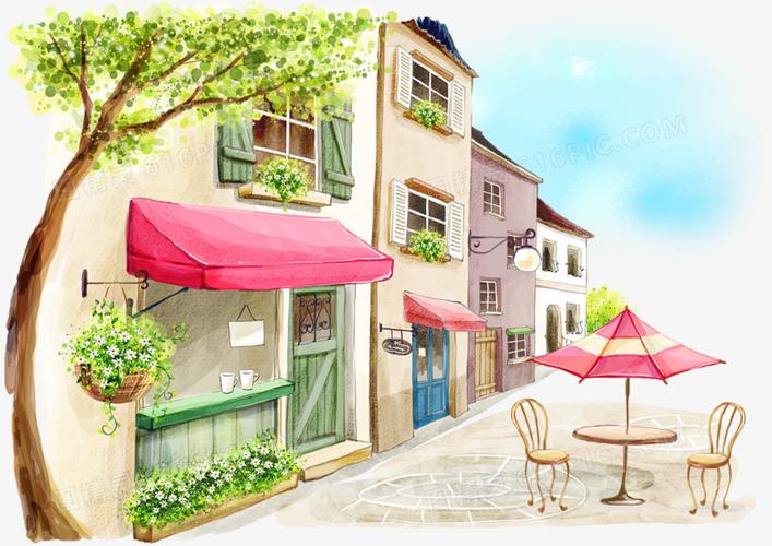 关键词:漫画卡通淡彩卡通人物儿童画抽象人物手绘街景图精灵为您提供