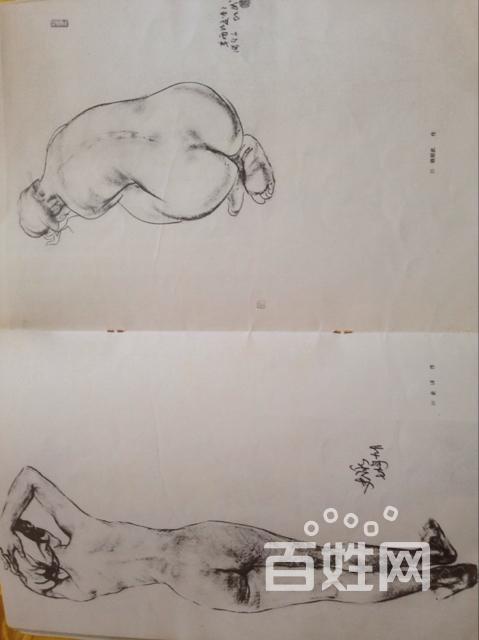人体素描第一集1983年40幅作品名家钱绍武等