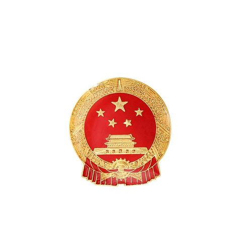 中国国徽徽章 爱国纪念章国徽胸章天安门胸针领徽别针