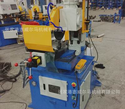 45度不锈钢斜角切切管机 圆锯床 金属圆盘锯床