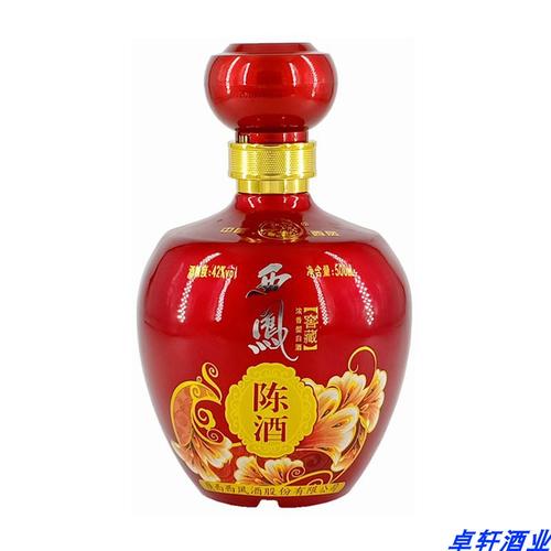 西凤酒42度陈酒窖藏浓香香型500ml国产粮食白酒国产白酒
