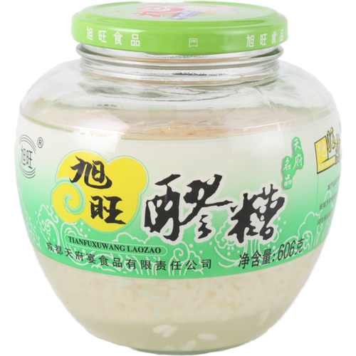 糯米酒酿 四川特产 旭旺醪糟606克x2瓶装 甜酒原汁月子农家自酿