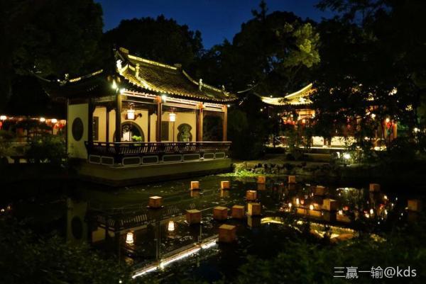 [嘉定][南翔古猗园]古猗园的夜景