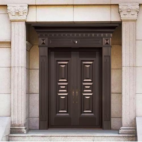 铜铝门农村别墅母门入户大门开门铜门进户门自建进户门