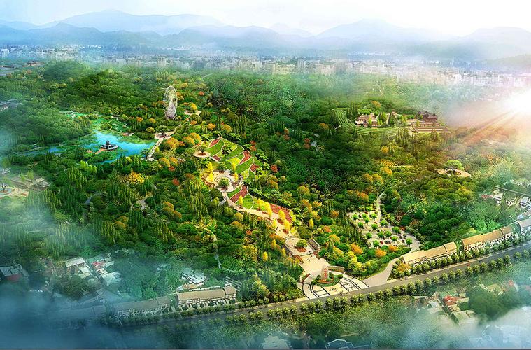 资阳凤岭公园整体设计