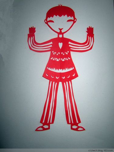 剪纸课堂——男孩