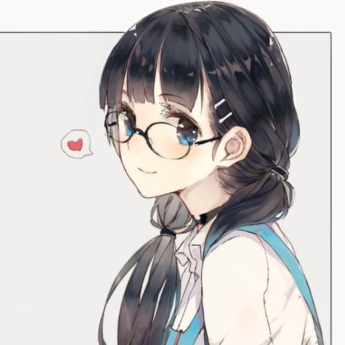 动漫 女头 p站 眼镜女