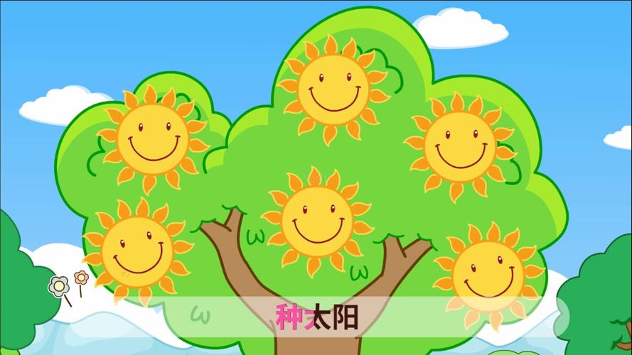 种太阳儿歌动画动漫卡通_1920x1080_高清视频素材下载