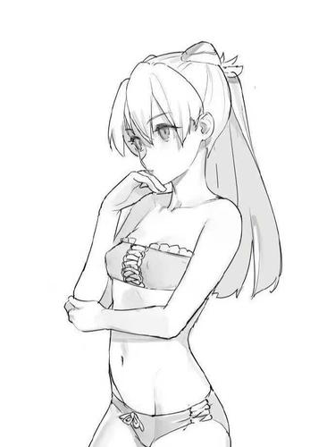 【绘画参考】二次元动漫少女绘画临摹素材,欢迎来到二