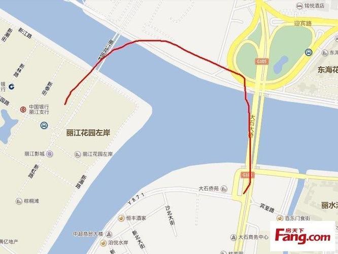 呈南北走向,连接洛浦街道新浦路与g105国道(广州大道南延线)
