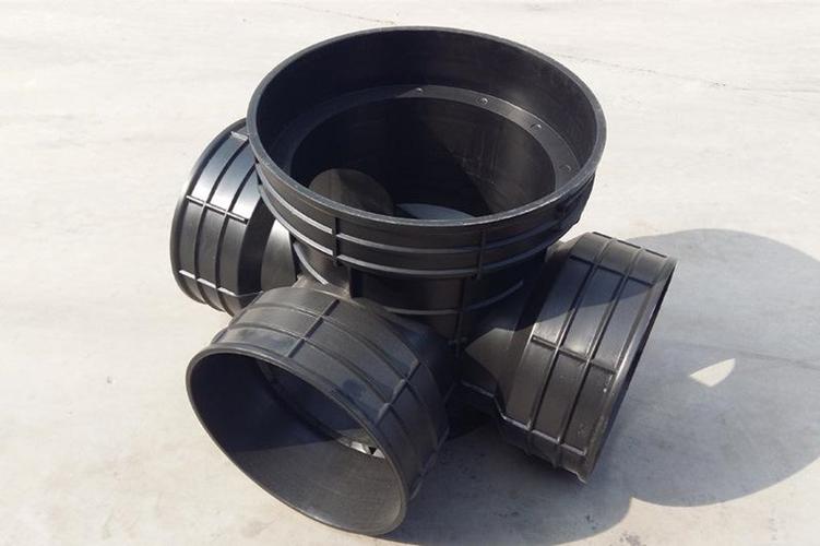 湖南岳阳pe塑料检查井雨水井 污水检查井流槽式三通井