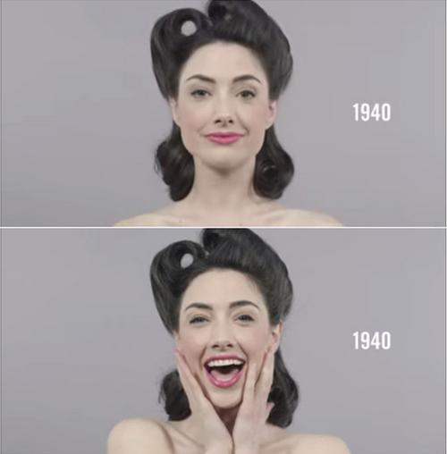 11张图带你遍览100年以来女性审美的变化(图)