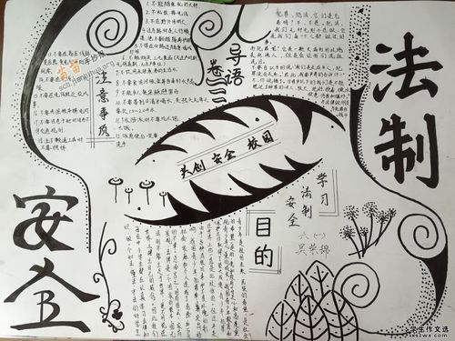 法制安全手抄报内容