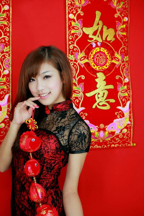 美女贺新春(一)