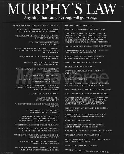 murphy"s law