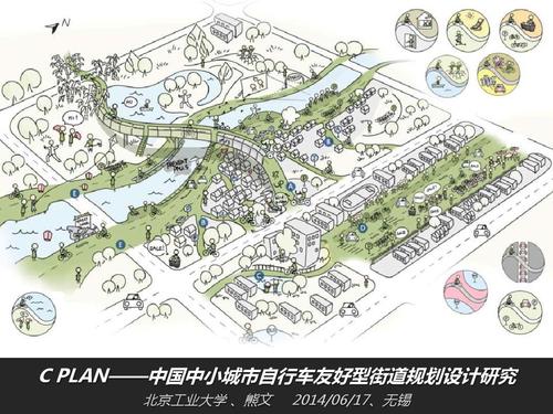 c plan——中国中小城市自行车友好型街道规划设计研究 北京工业大学