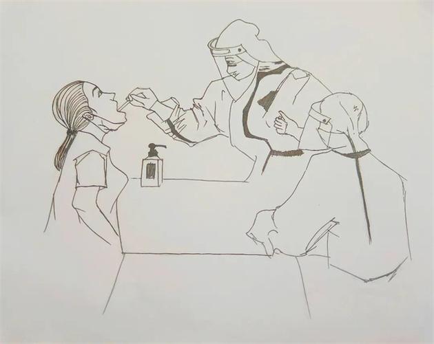 以艺抗疫以美聚力用绘画传递抗疫心声