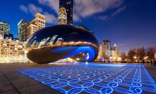 风城芝加哥 尼亚加拉大瀑布 圣地亚哥 欧芝加哥地标芝加哥地标性