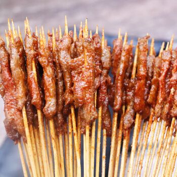 牛肉风味小串手把180串烧烤铁板串新牛肉