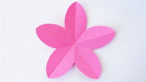 五瓣花剪纸教程
