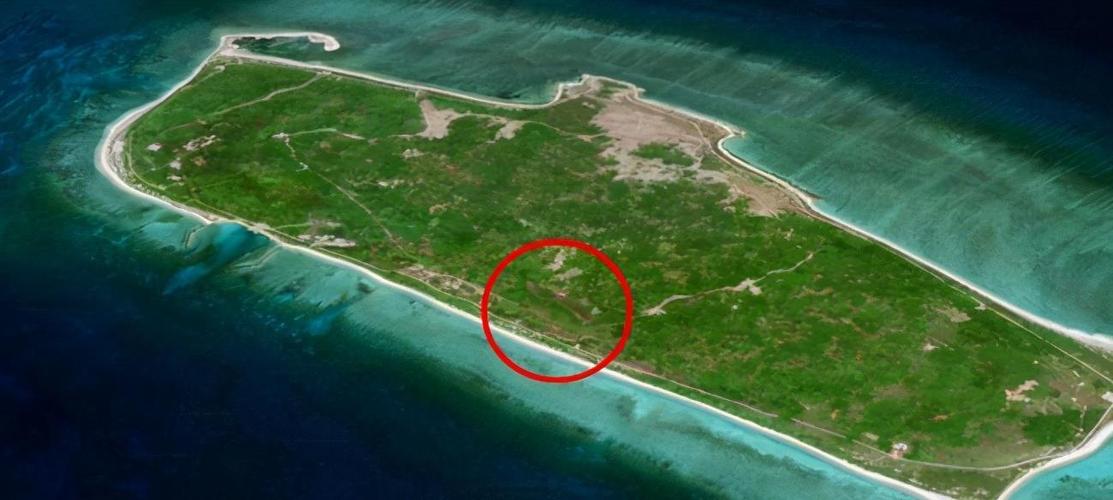 西沙群岛的东岛,面积总约1.