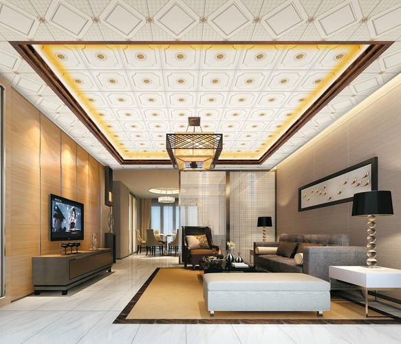 铝扣板吊顶效果图 打造时尚个性吊顶
